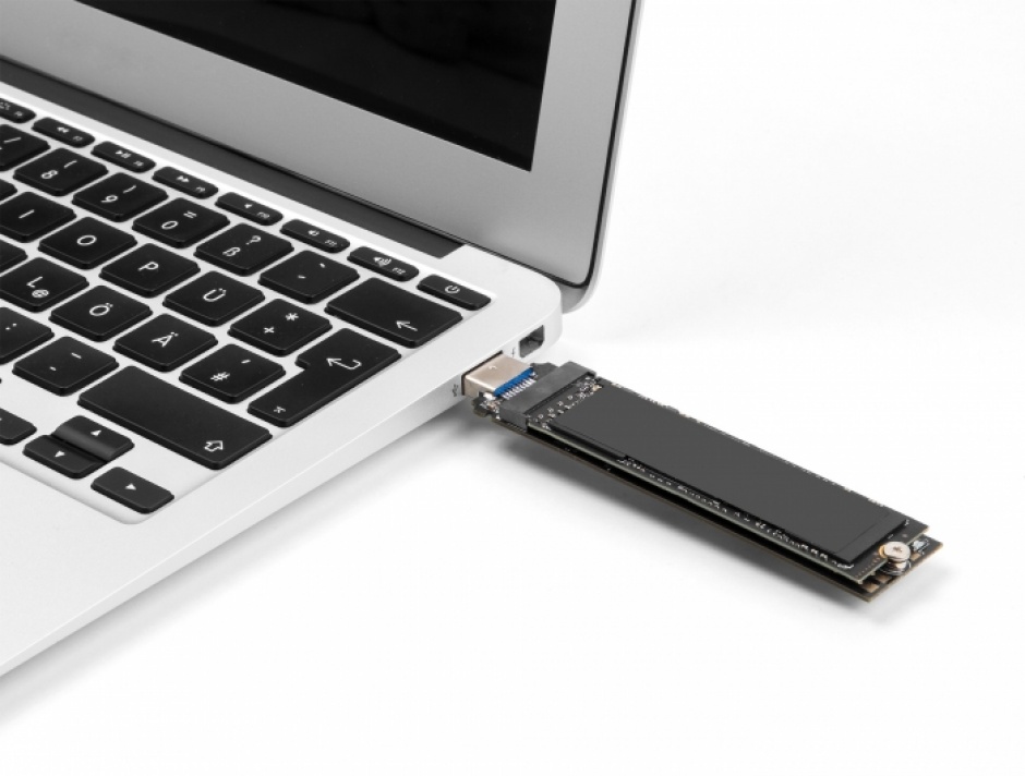 Imagine Adaptor Combo USB 3.2 Gen2-A la SSD M.2 NVMe PCIe/SATA, Delock 64197