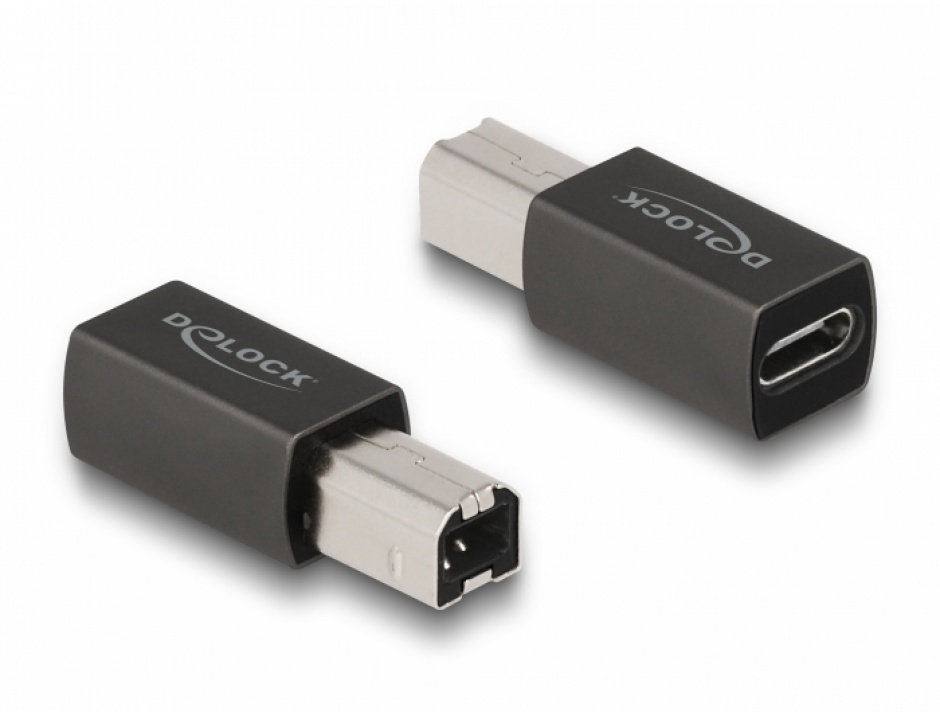 Imagine Adaptor USB 2.0 type C la USB-B M-T, Delock 65839