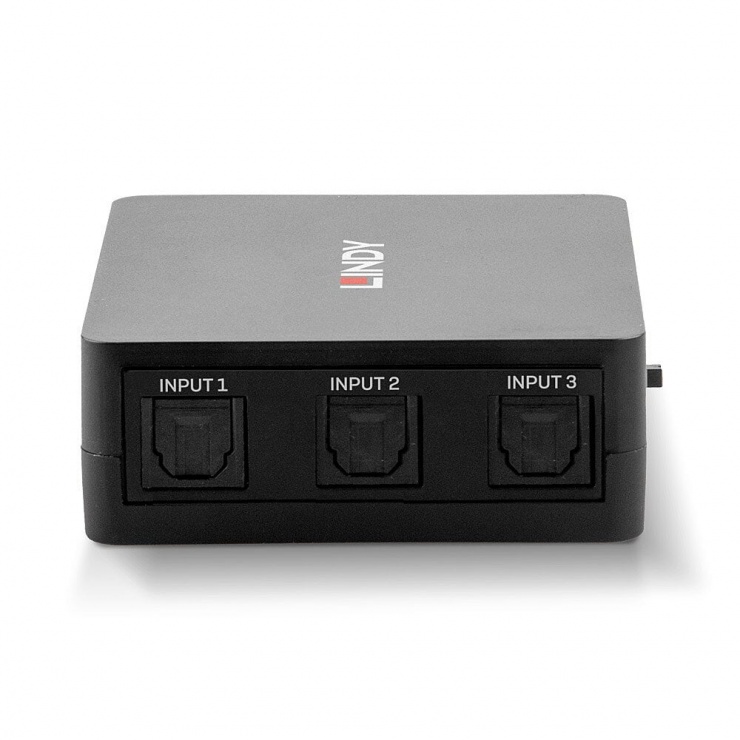 Imagine Switch digital optic Toslink SPDIF 3 porturi, Lindy L70482