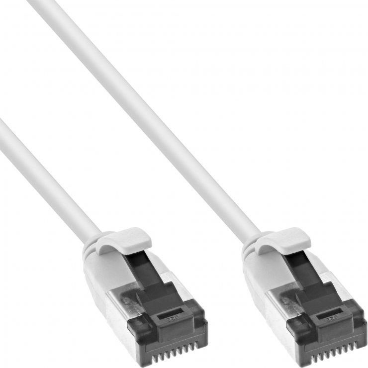 Imagine Cablu de retea RJ45 FTP Cat8.1 LSOH 1m Alb, InLine IL75311W
