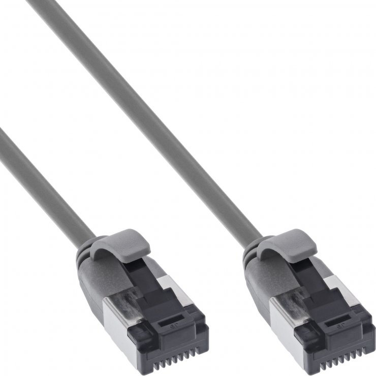 Imagine Cablu de retea RJ45 FTP Cat8.1 LSOH 0.25m Gri, InLine IL75312