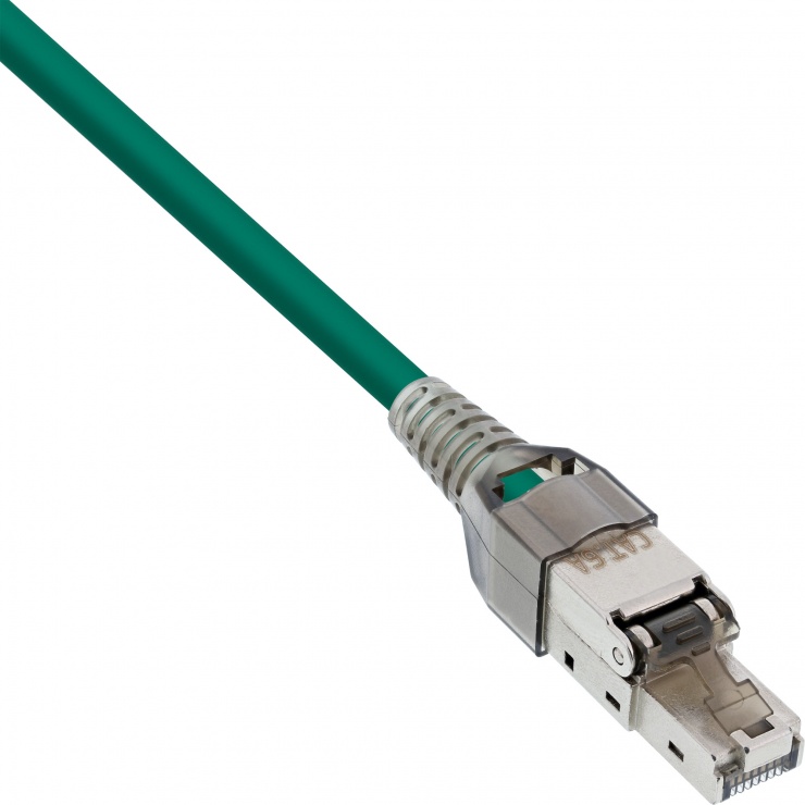 Imagine Conector ecranat RJ45 Cat.6A pentru fir solid LSA, InLine 76204A