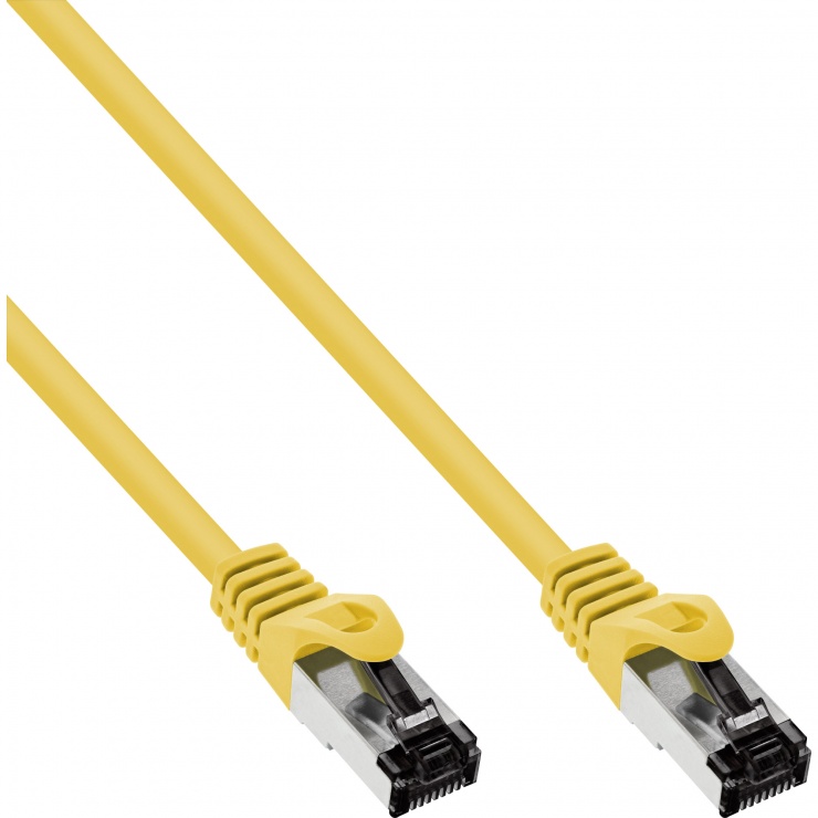 Imagine Cablu de retea RJ45 S/FTP PiMF Cat.8.1 LSOH 3m Galben, InLine IL78803Y
