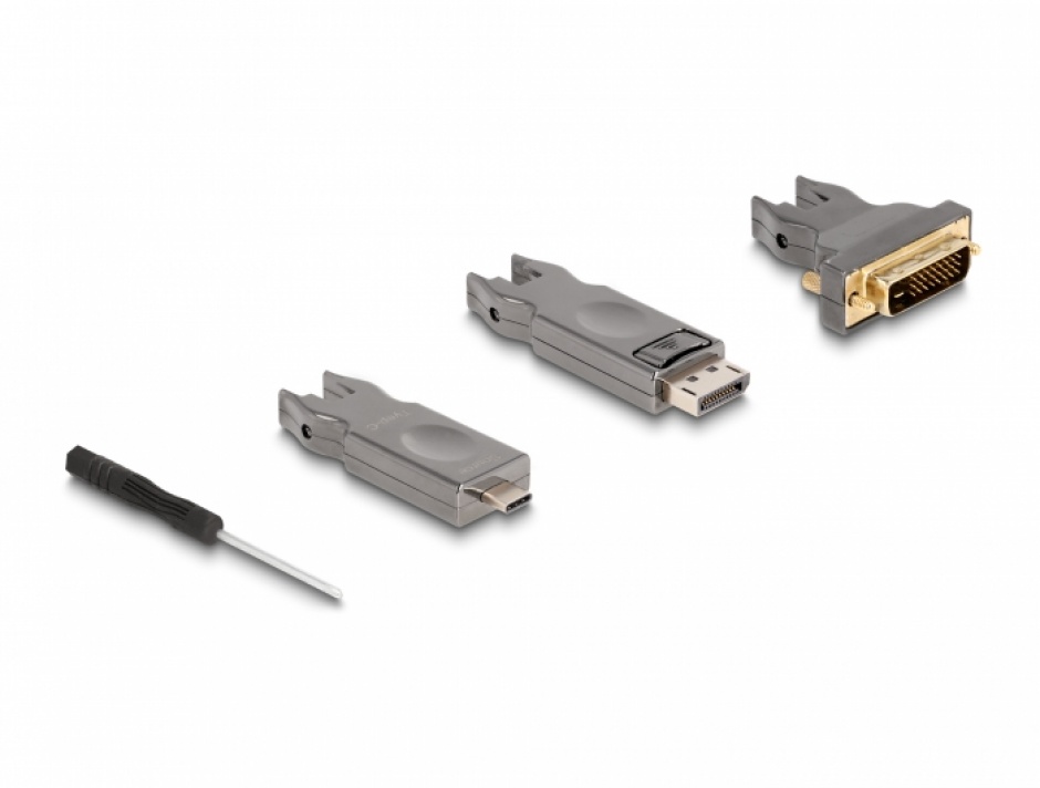 Imagine Cablu activ optic HDMI 5 in 1 8K60Hz T-T 30m, Delock 86010