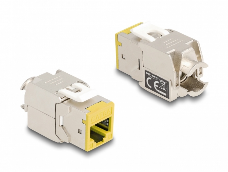 Imagine Set 8 buc modul keystone RJ45 Cat.6A LSA, Delock 87896