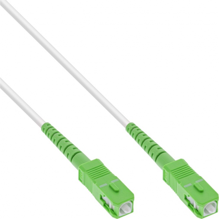 Imagine Cablu fibra optica Simplex FTTH SC/APC la SC/APC OS2 2m, InLine IL88302