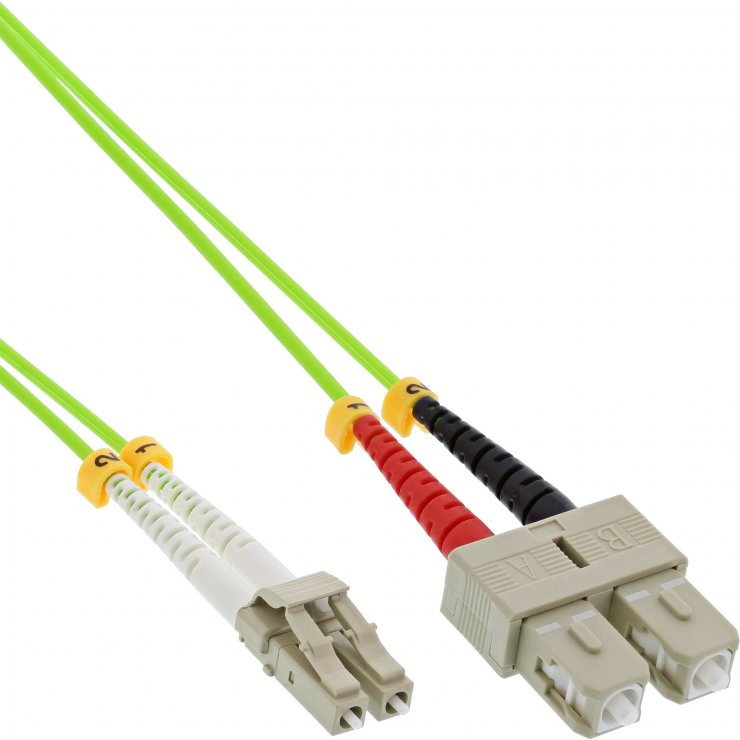 Imagine Cablu fibra optica LC-SC Duplex OM5 1m, InLine IL88641Q