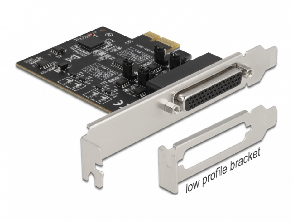 Imagine PCI Express Card la 2 x Serial RS-422/485 cu 15kV ESD protection, Delock 90048