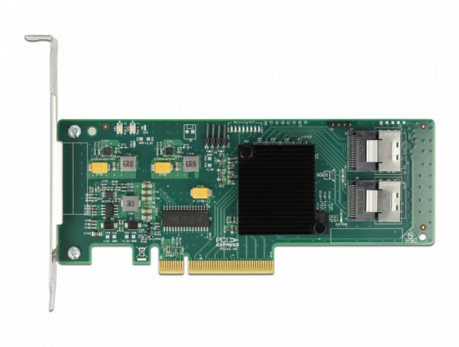 Imagine PCI Express cu 8 x SATA interne, Delock 90061