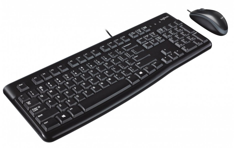 Imagine Kit tastatura + mouse USB Negru MK120, Logitech 920-002562