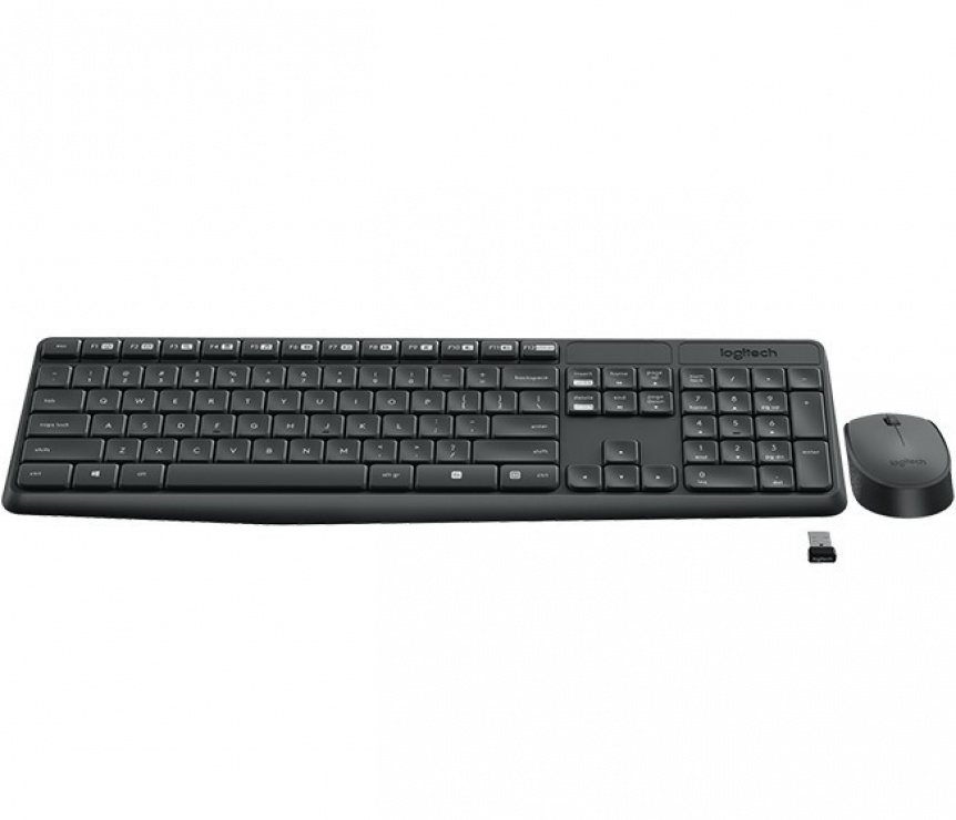 Imagine Kit tastatura + mouse wireless MK235, Logitech