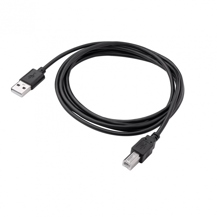 Imagine Cablu USB 2.0-A la USB-B T-T 1.8m, AK-USB-04