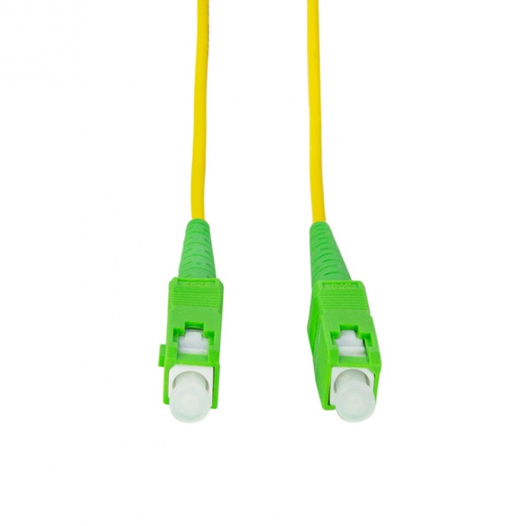 Imagine Cablu fibra optica Simplex Single Mode OS2 SC/APC-SC/APC 3m, Logilink FPSSC03