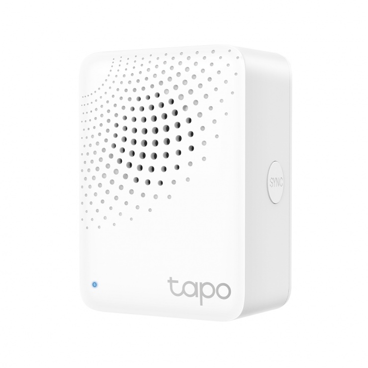 Imagine Hub Smart cu difuzor necesar pentru senzorii Tapo, TP-LINK Tapo H100