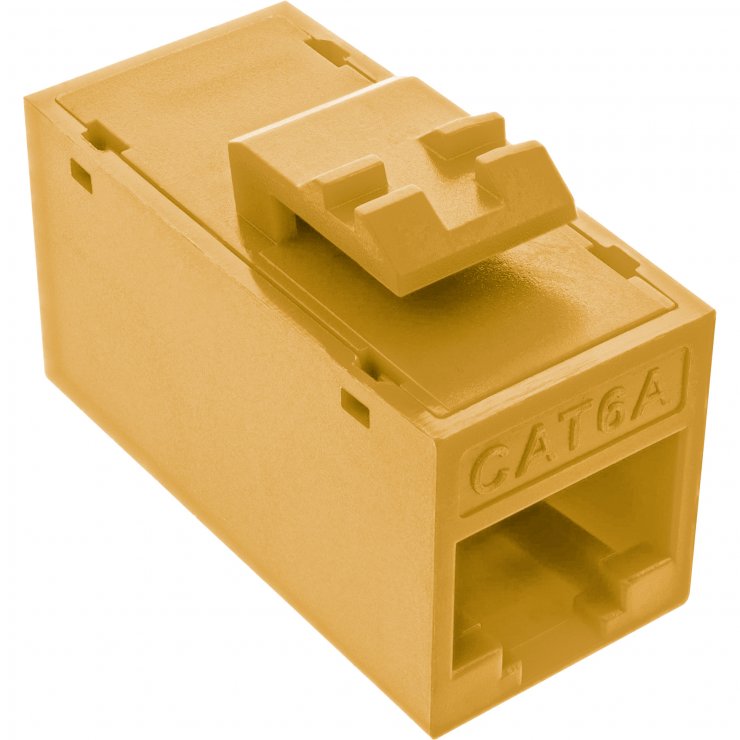 Imagine Cupla de retea RJ45 Cat.6A UTP Galben, InLine IL76217Y