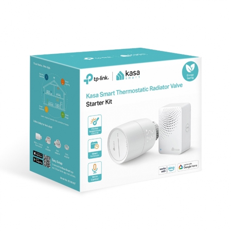 Imagine Kit Termostat Smart pentru calorifer, TP-LINK KE100 KIT