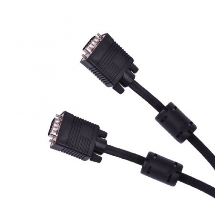 Imagine Cablu VGA T-T 10m Negru, KPO3710-10