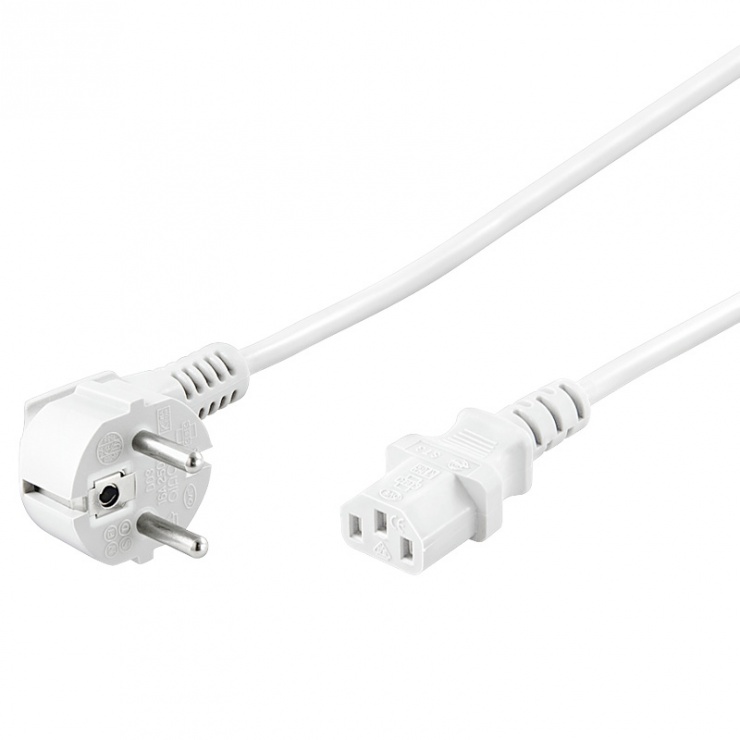Imagine Cablu de alimentare PC 0.5m Alb, kpsp05w