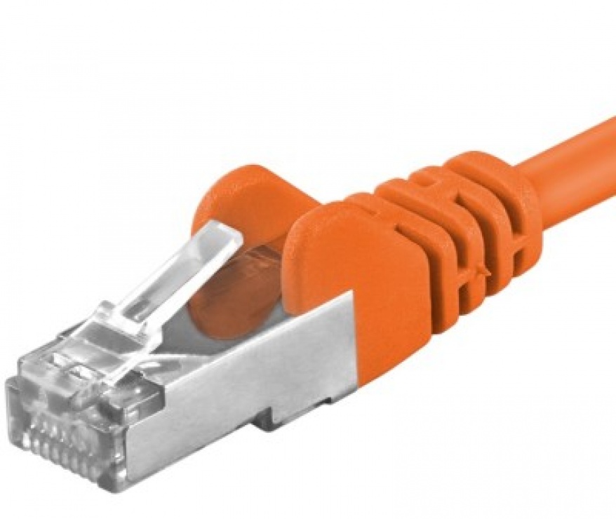 Imagine Cablu de retea RJ45 cat 6A SFTP 2m Portocaliu, sp6asftp020E
