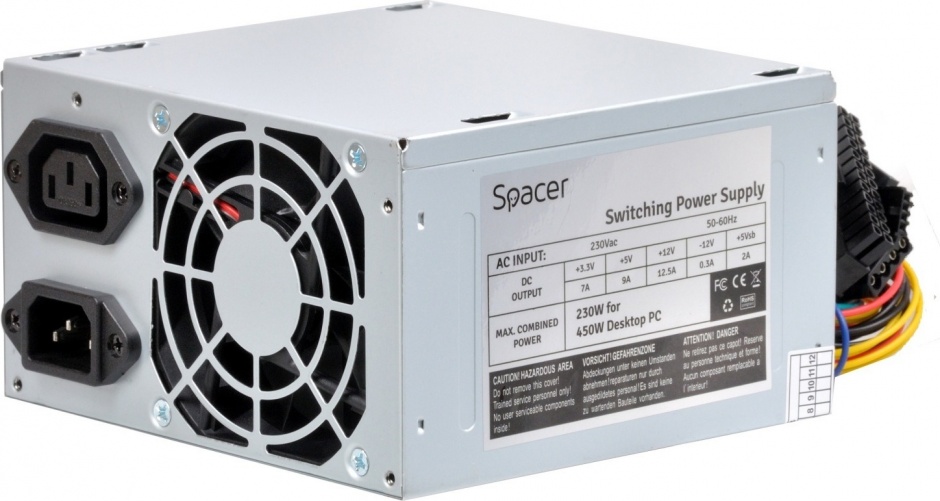 Imagine Sursa Spacer 450W, SPS-ATX-450