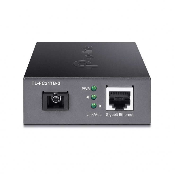 Imagine Media convertor Gigabit WDM SC Single-Mode, TP-LINK TL-FC311B-2