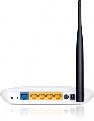 Imagine Router 4 porturi Wireless N 150Mbps, TP-LINK TL-WR741ND