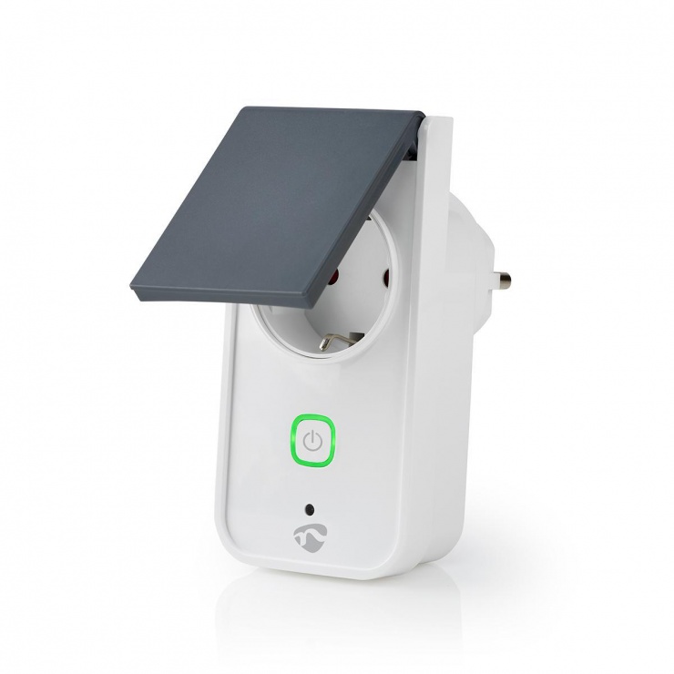 Imagine Priza inteligenta Wifi pentru exterior cu monitorizarea consumului, Nedis WIFIPO120FWT