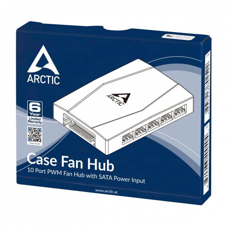 Imagine HUB ventilator 10 x fan 4 pin PWM ARCTIC Freezer Case, ACFAN00175A