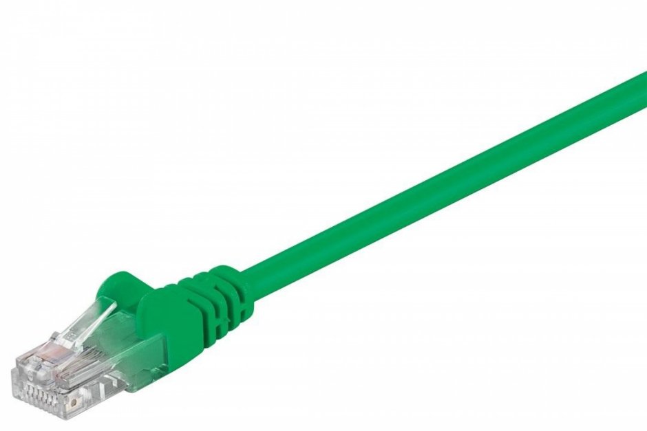 Imagine Cablu retea UTP cat 5e 0.25m Verde, SPUTP002G