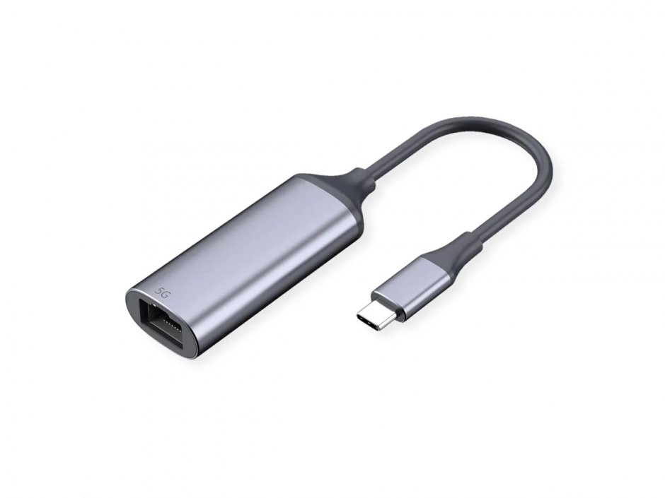 Imagine Adaptor USB 3.2 type C la 5 Gigabit LAN, Value 12.99.1128