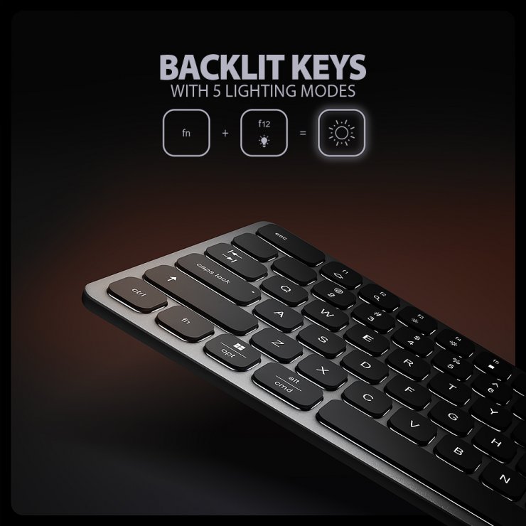 Imagine Tastatura + 3 x USB-A + HDMI 4K60Hz + slot SD/microSD + PD 100W, Axagon HMC-KB-US