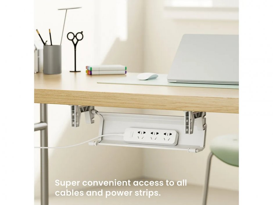 Imagine Organizator cabluri sub birou 44.9cm Alb , Roline 17.03.1308