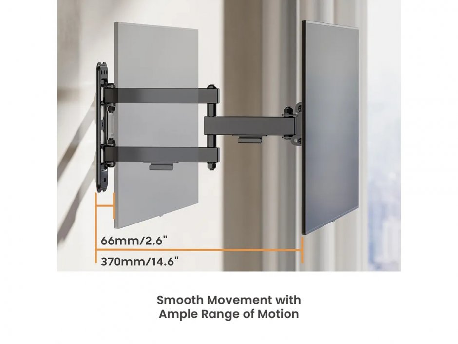 Imagine Suport perete pentru monitor 13"-43" max. 20kg, Value 17.99.1235