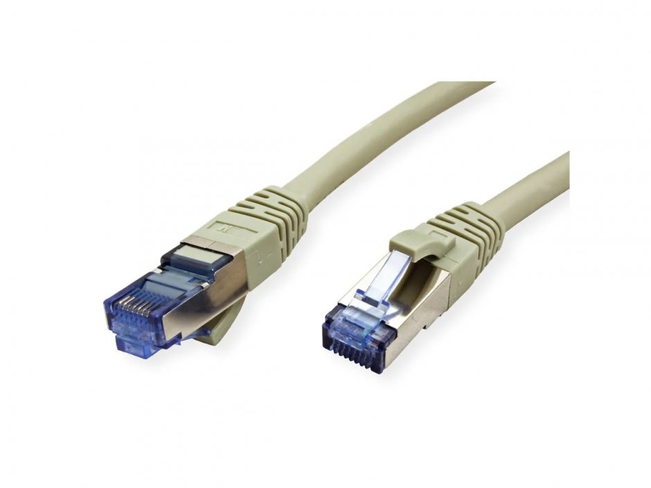 Imagine Cablu de retea RJ45 cat.6A LSOH Gri 0.15m, Value 21.99.0859