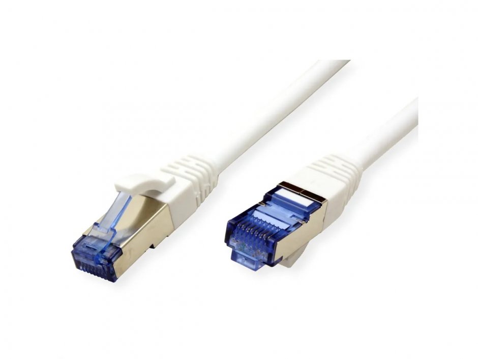 Imagine Cablu de retea RJ45 cat.6A LSOH Alb 0.15m, Value 21.99.1985