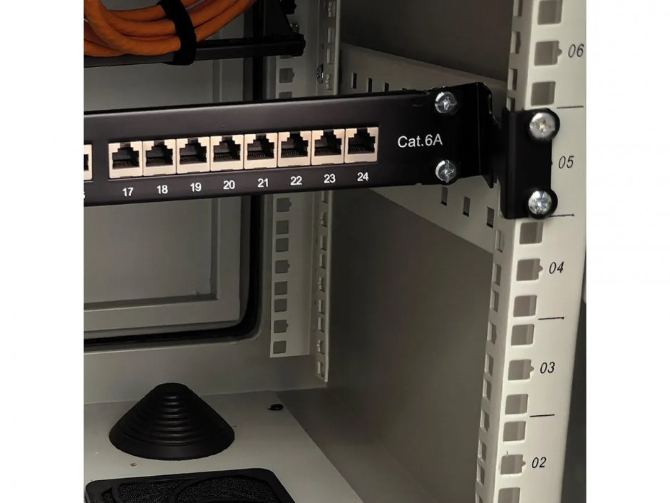 Imagine Set 2 buc extensie adancime cabinet 19" 1U metal 101.5mm, Value 26.99.0421