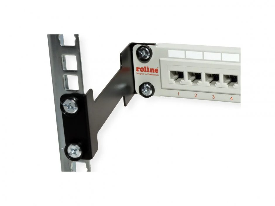 Imagine Set 2 buc extensie adancime cabinet 19" 1U metal 151.5mm, Value 26.99.0422