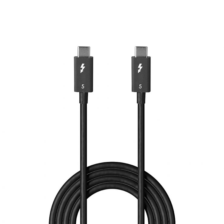 Imagine Cablu pasiv Thunderbolt 5 (USB type C) 8K60Hz/4K144Hz 240W T-T 1m, Lindy L31130