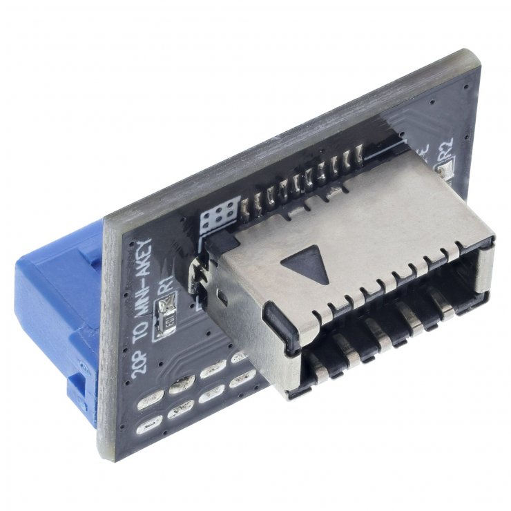 Imagine Adaptor pin header USB 3.1 la USB type C Key A, InLine IL33446E