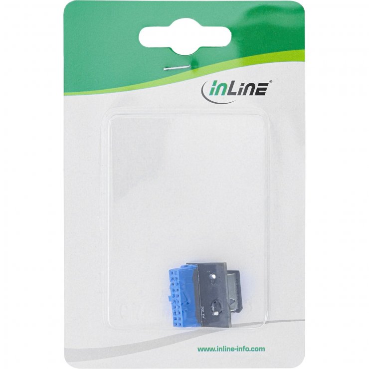 Imagine Adaptor pin header USB 3.1 la USB type C Key A, InLine IL33446E