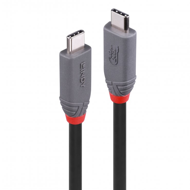 Imagine Cablu USB4 type C Anthra Line 240W/8K60Hz T-T 1.5m, Lindy L36957