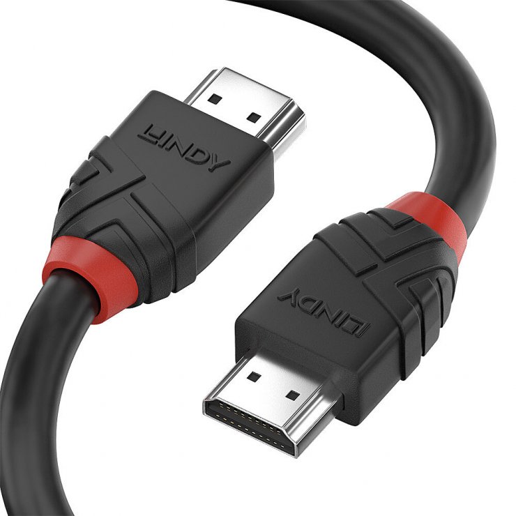 Imagine Cablu HDMI Black Line 8K60Hz/4K120Hz 7.5m, Lindy L37255
