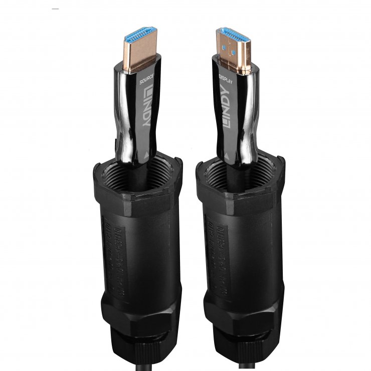 Imagine Cablu Armoured fibra Optica Hybrid HDMI 8K60Hz 20m, Lindy L38529