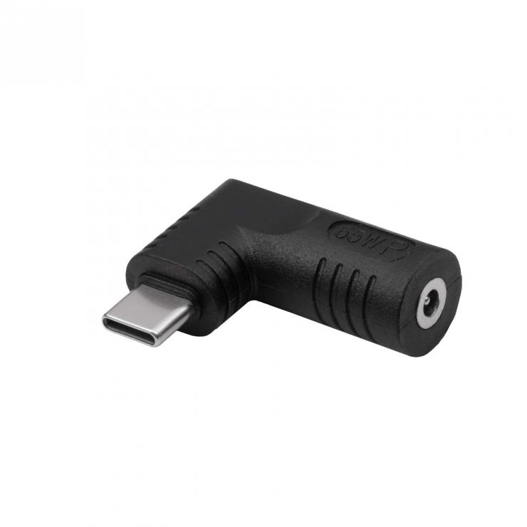Imagine Adaptor USB type C la DC 3.0 x 1.0mm 65W T-M, Akyga AK-ND-D17