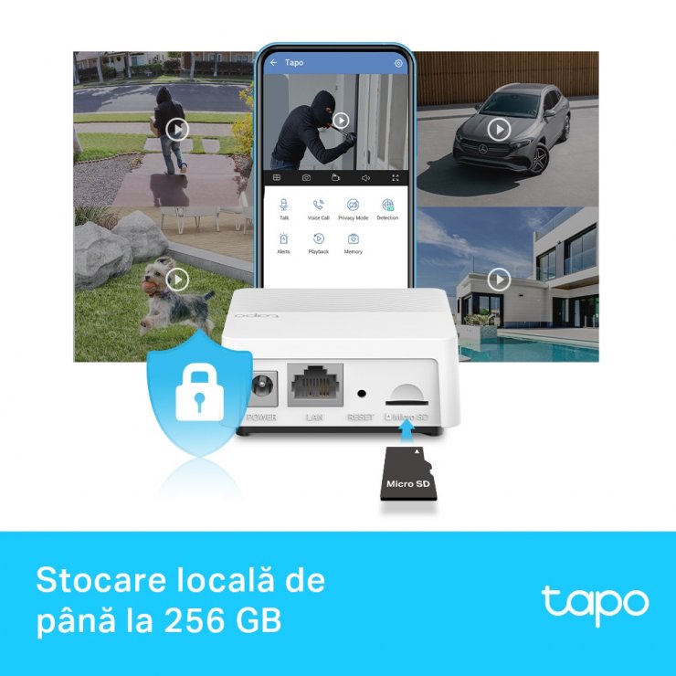 Imagine Hub smart pentru Tapo pana la 64+4 dispozitive, TP-LINK Tapo H200