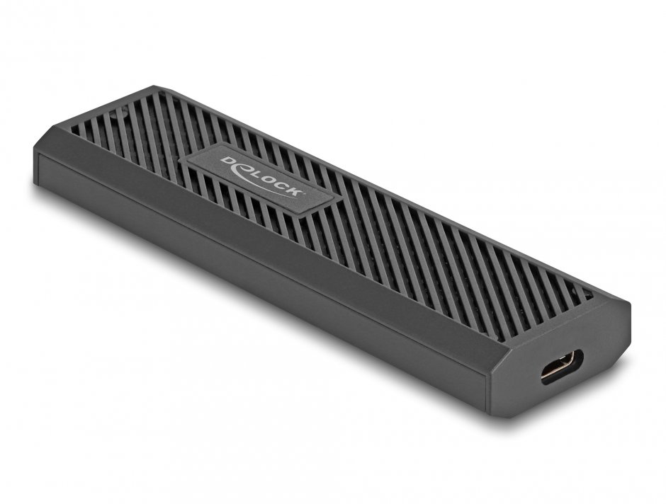 Imagine Rack extern USB 3.2 type C pentru SSD M.2 NVMe PCIe/SATA Combo, Delock 42031