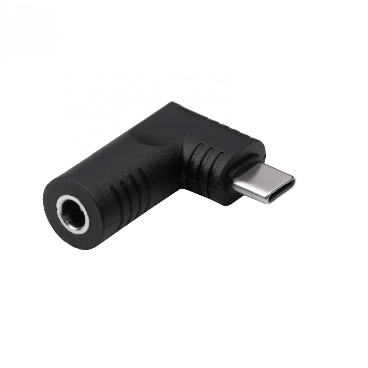 Imagine Adaptor USB type C la DC 4.8 x 1.7mm 65W T-M, Akyga AK-ND-D10