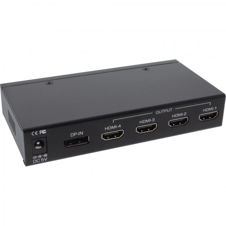 Imagine Video Wall Splitter DisplayPort la HDMI 2x2 1in/4out 4K, InLine IL57831I