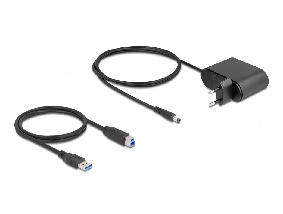 Imagine Docking station 3 x SATA HDD/SSD cu 1:2 cu functie de Clona, Delock 64332