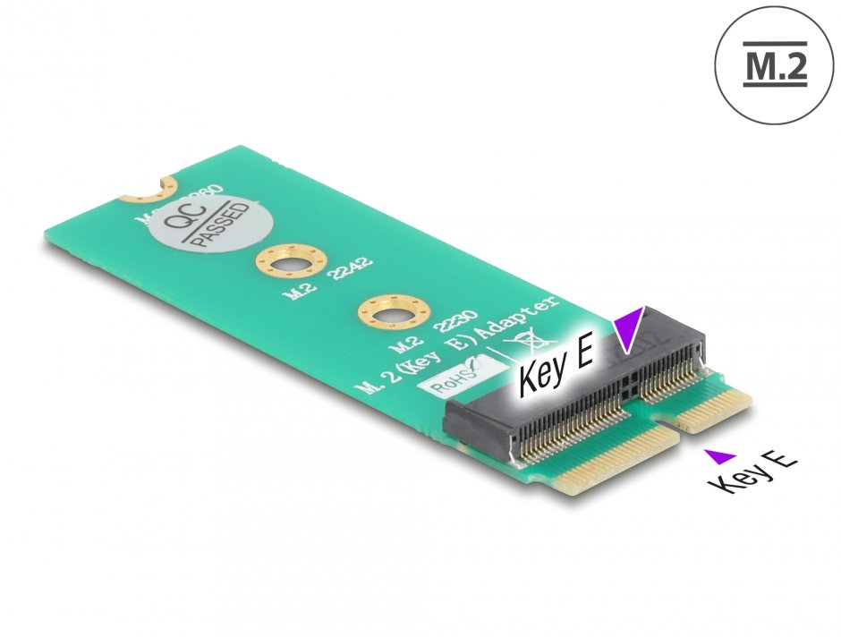 Imagine Extensie/power saver M.2 Key E T-M, Delock 64340